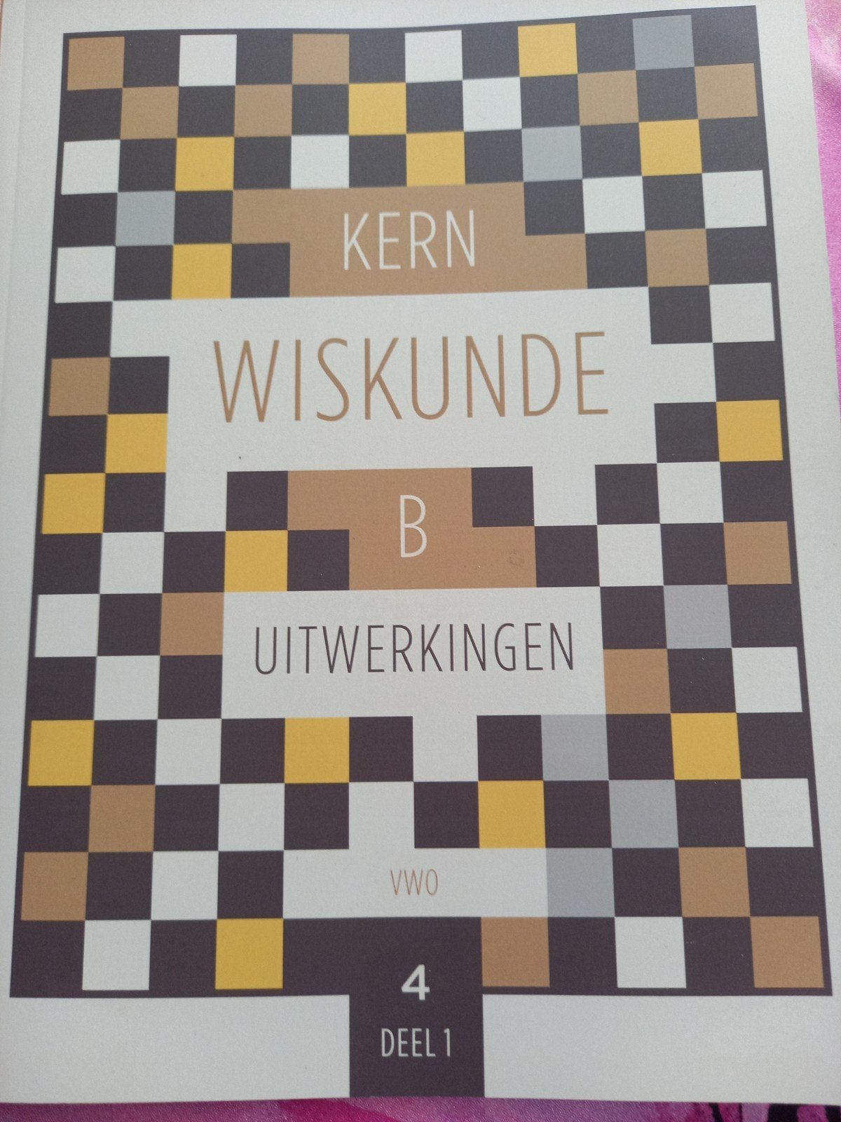KERN Wiskunde B Uitwerkingen VWO 4 Deel 1, Verzenden, Zo goed als nieuw, VWO, Wiskunde B