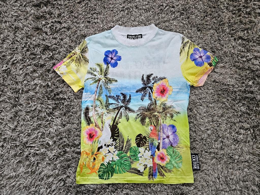 Versace Jeans Couture T-Shirt maat M, Wit, Nieuw, Versace, Verzenden