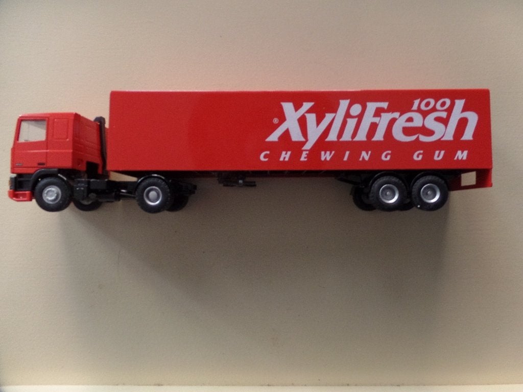 DAF trekker/oplegger Lion Toys Xylifresh, Hobby en Vrije tijd, Verzenden, Gebruikt, Bus of Vrachtwagen, Lion Toys