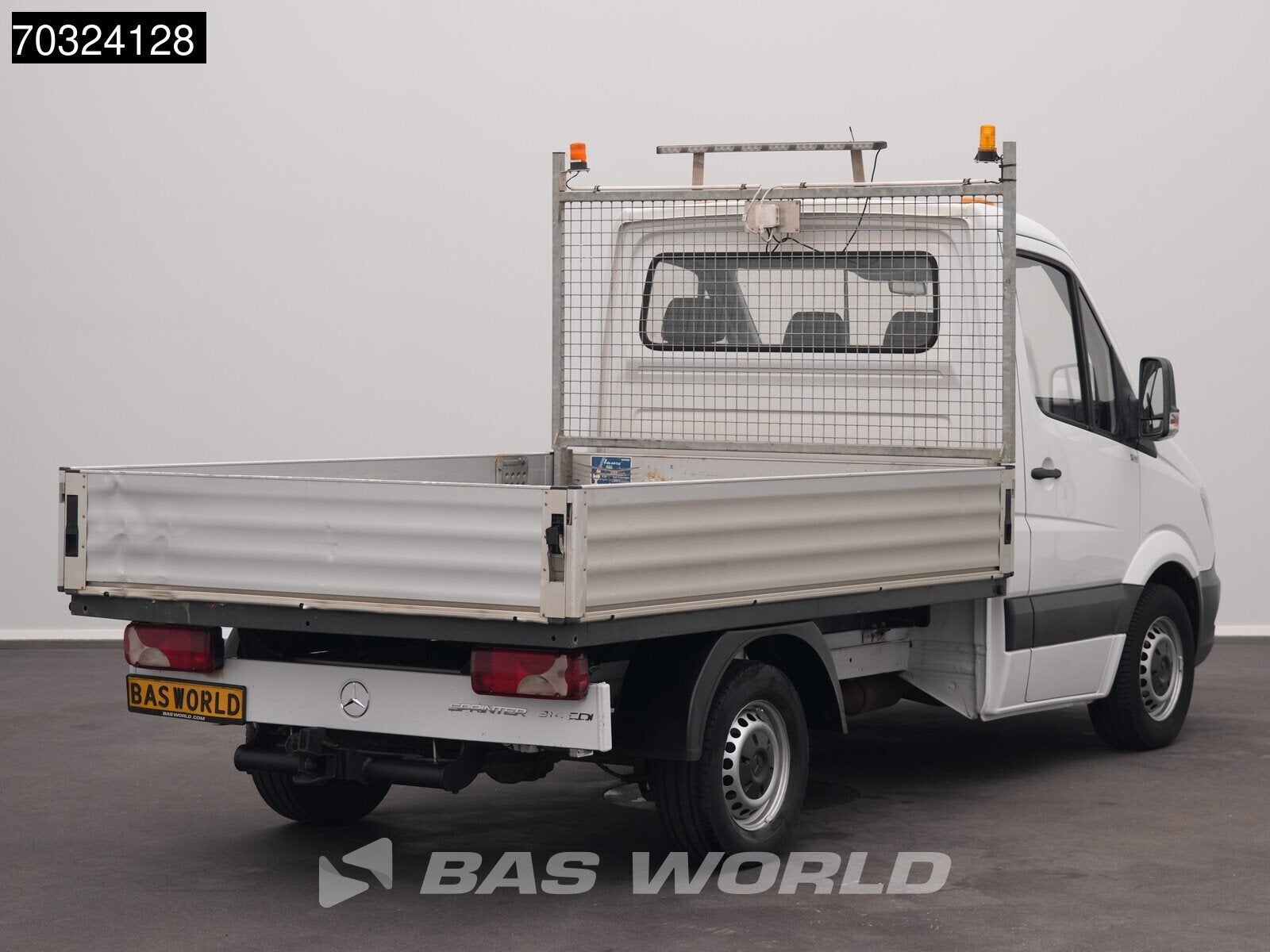 Mercedes Sprinter 314 CDI Open Laadbak Euro6 Trekhaak Airco, Auto's, Stof, Gebruikt, Euro 6, 2000 kg
