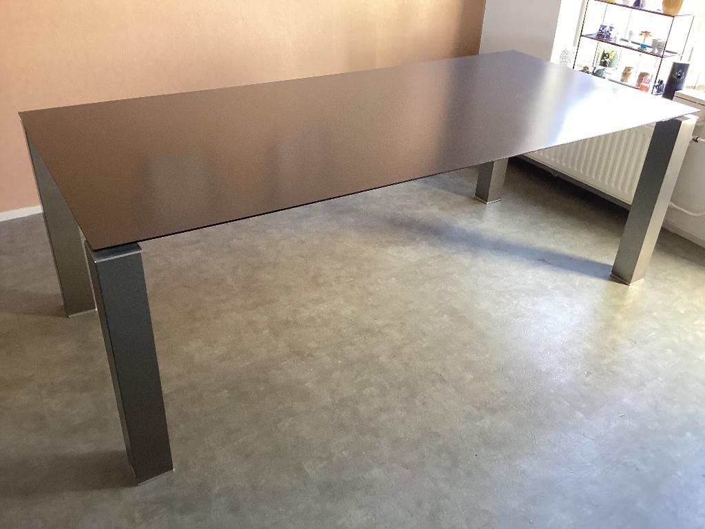 Eettafel, Huis en Inrichting, Tafels | Eettafels, Gebruikt, 100 tot 150 cm, 200 cm of meer, Vijf personen of meer