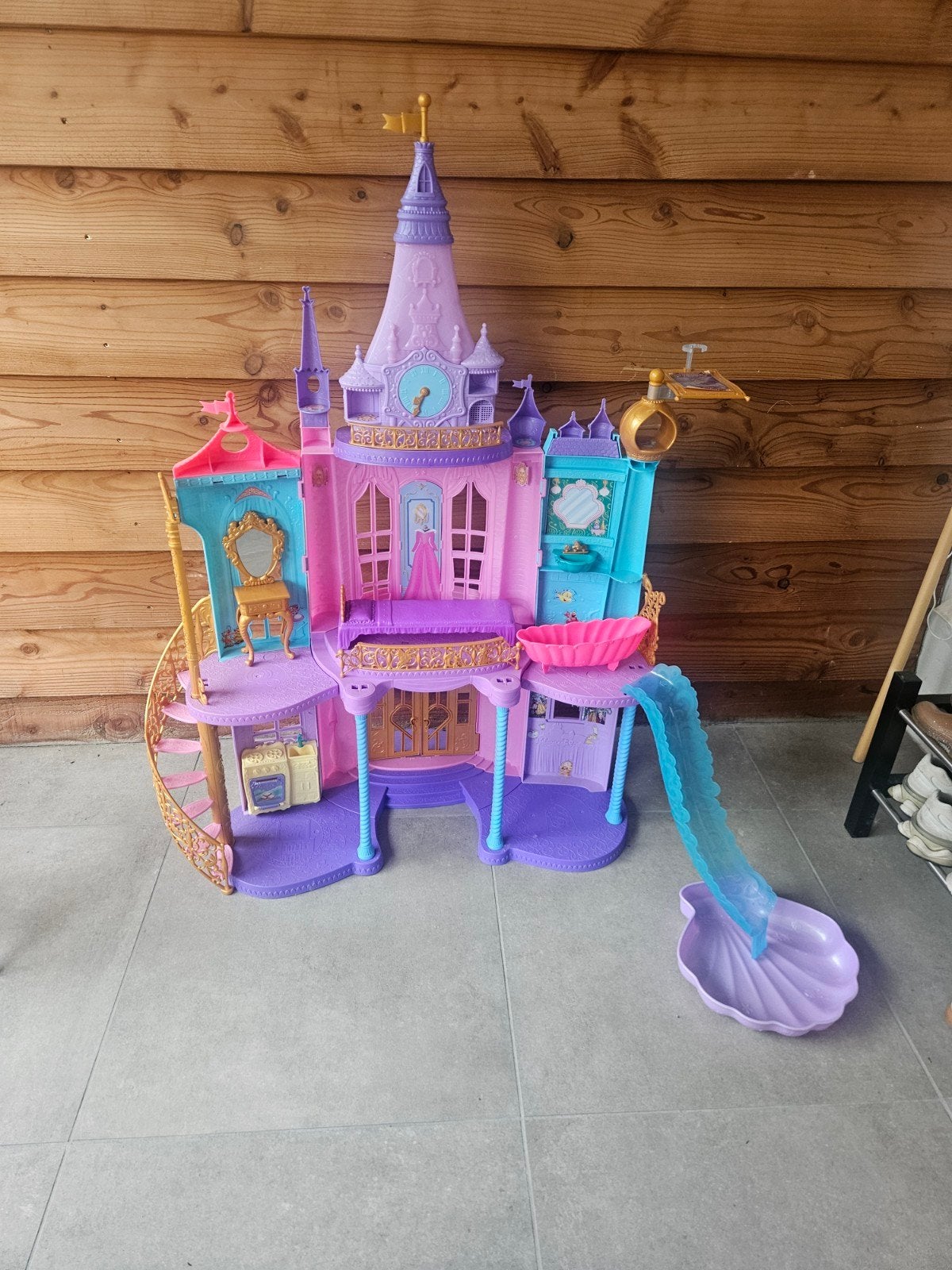groot prinsessen kasteel, Kinderen en Baby's, Speelgoed | Buiten | Speelhuisjes, Ophalen, Zo goed als nieuw, Plastic