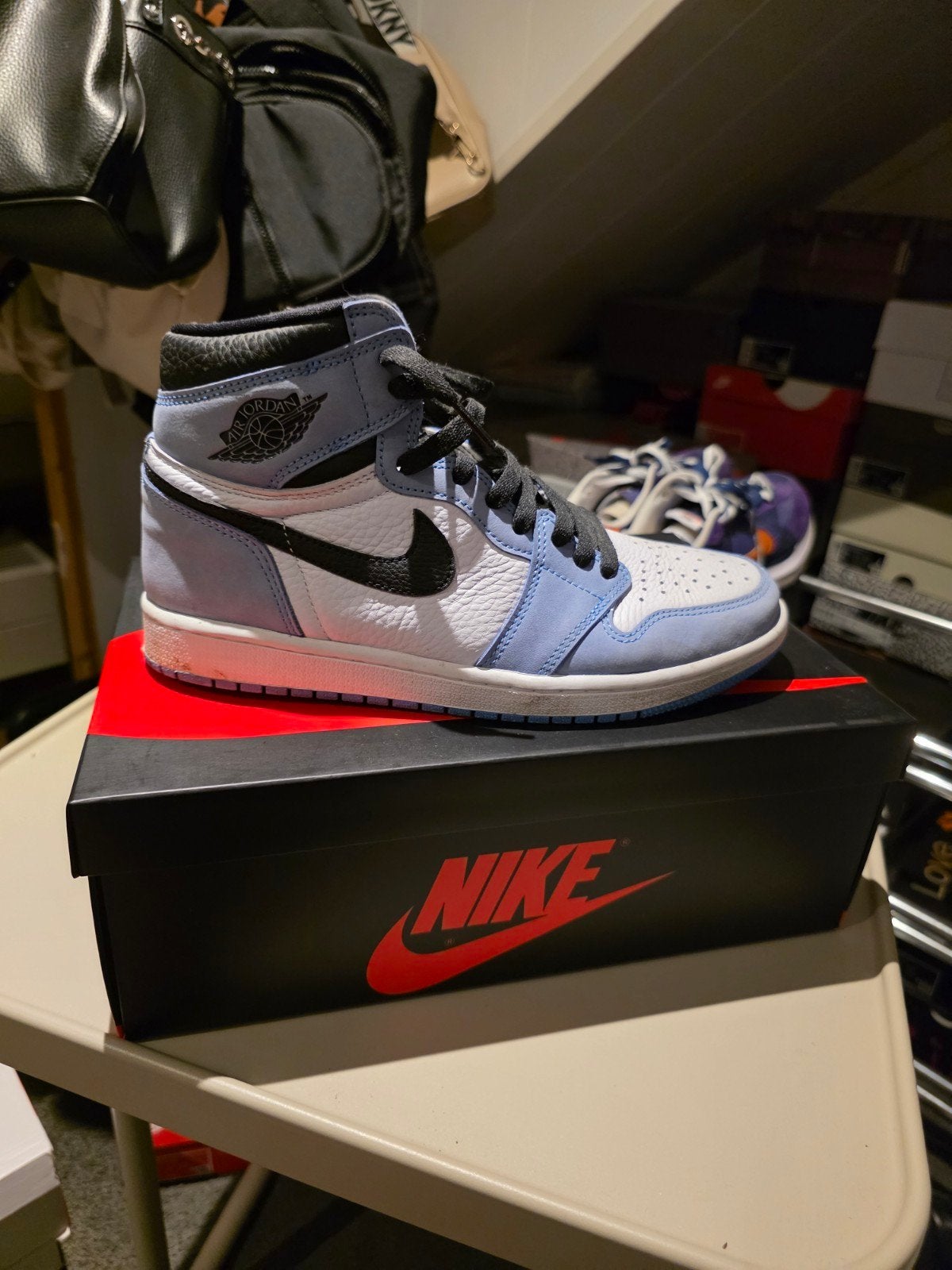 Nike Air Jordan 1 Retro High OG UNC University Blue, Blauw, Nike, Ophalen of Verzenden, Sneakers of Gympen
