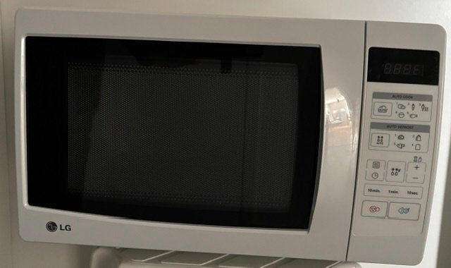 LG Magnetron MS2049F, Witgoed en Apparatuur, Ophalen, Draaiplateau, Magnetron, Zo goed als nieuw