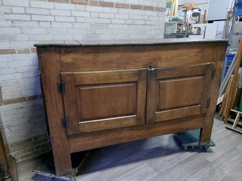 Oude massief eiken kast/dressoir - 180x66x121cm, Antiek en Kunst, Antiek | Meubels | Kasten, Ophalen