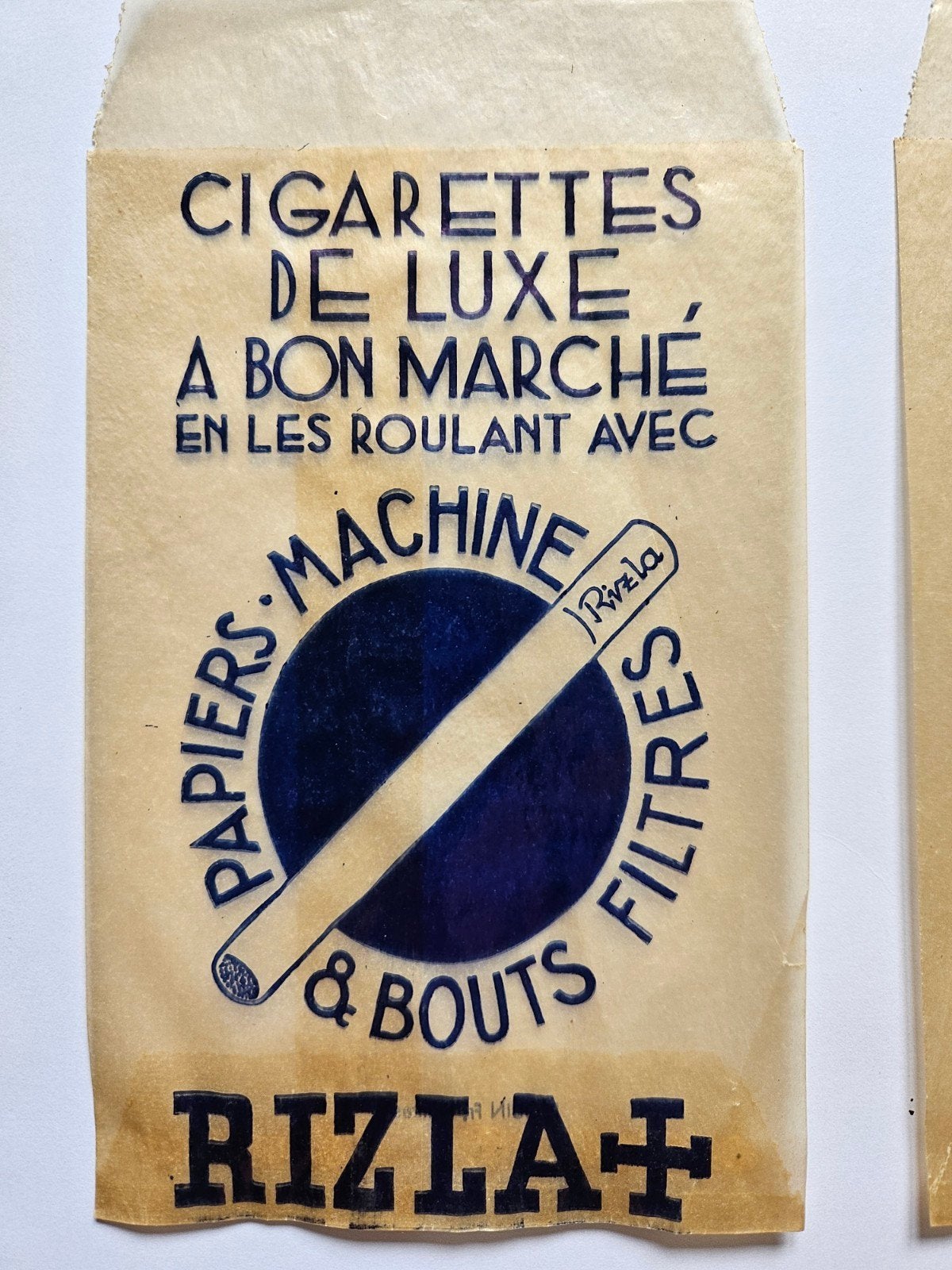 Vintage Rizla+ zakje sigarettenpapier vloeitjes, Ophalen of Verzenden, Zo goed als nieuw, Overige typen