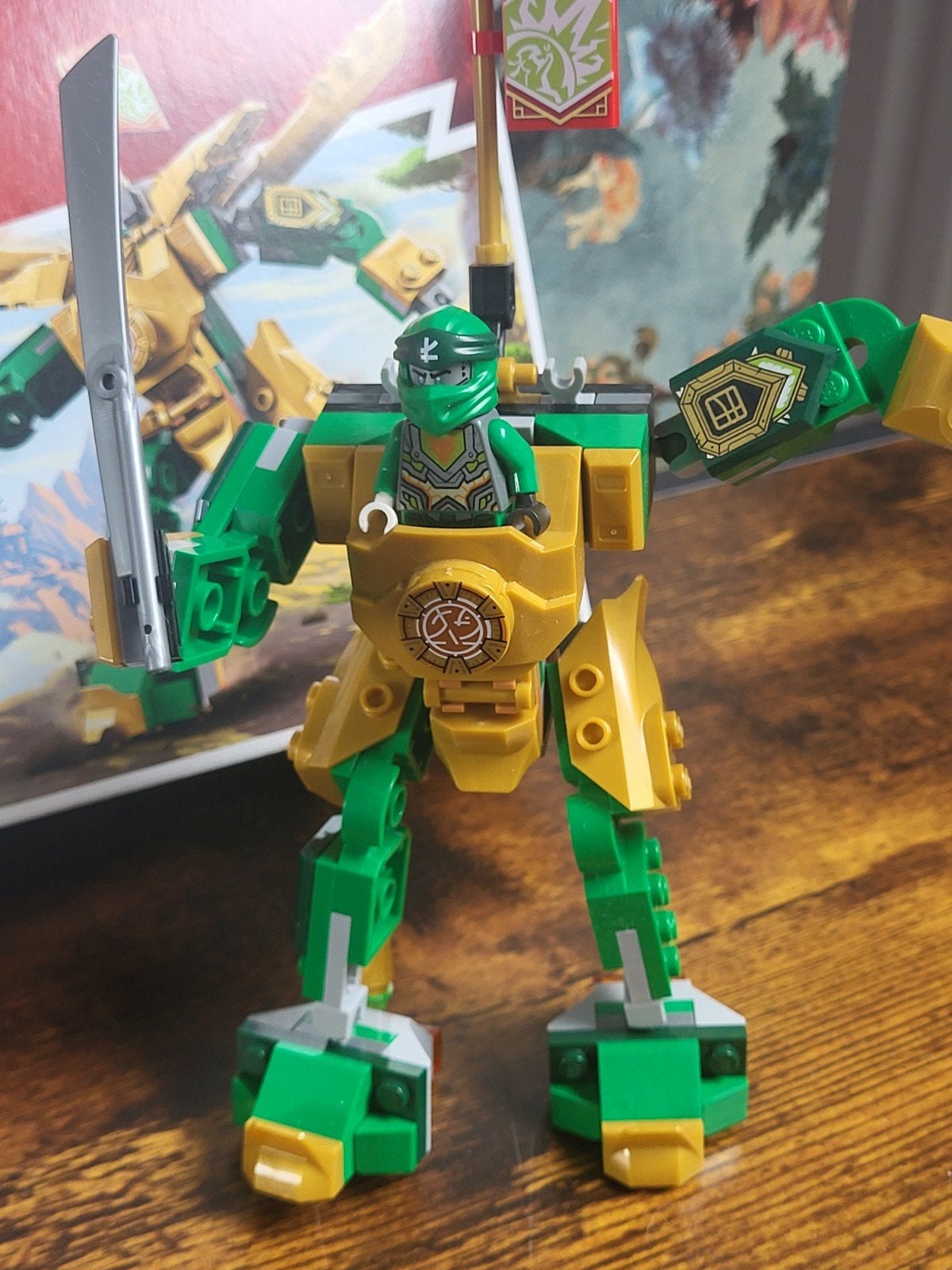 lego Ninjago 71781 Lloyds mech battle evo incl doos, Lego, Ophalen of Verzenden, Zo goed als nieuw, Inclusief minifiguren