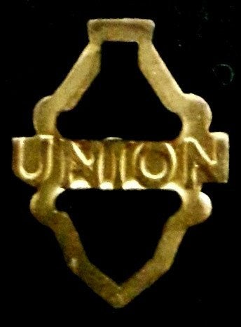 Union (brom) fiets speld goudkleur, Verzenden, Nieuw, Transport, Speldje of Pin
