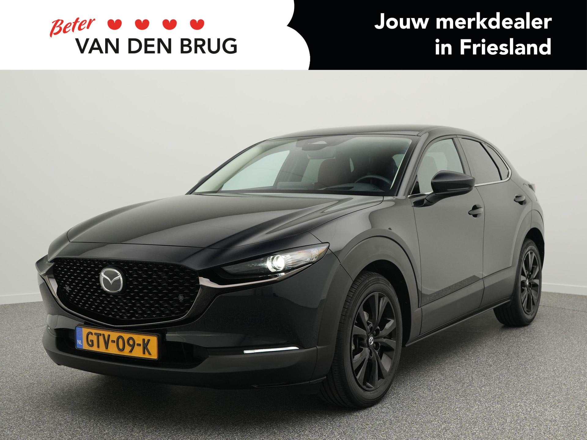 Mazda CX-30 2.0 e-SkyActiv-X 186 PK M Hybrid Nagisa | Leder, Auto's, Mazda, Voorwielaandrijving, 1998 cc, Gebruikt, Origineel Nederlands