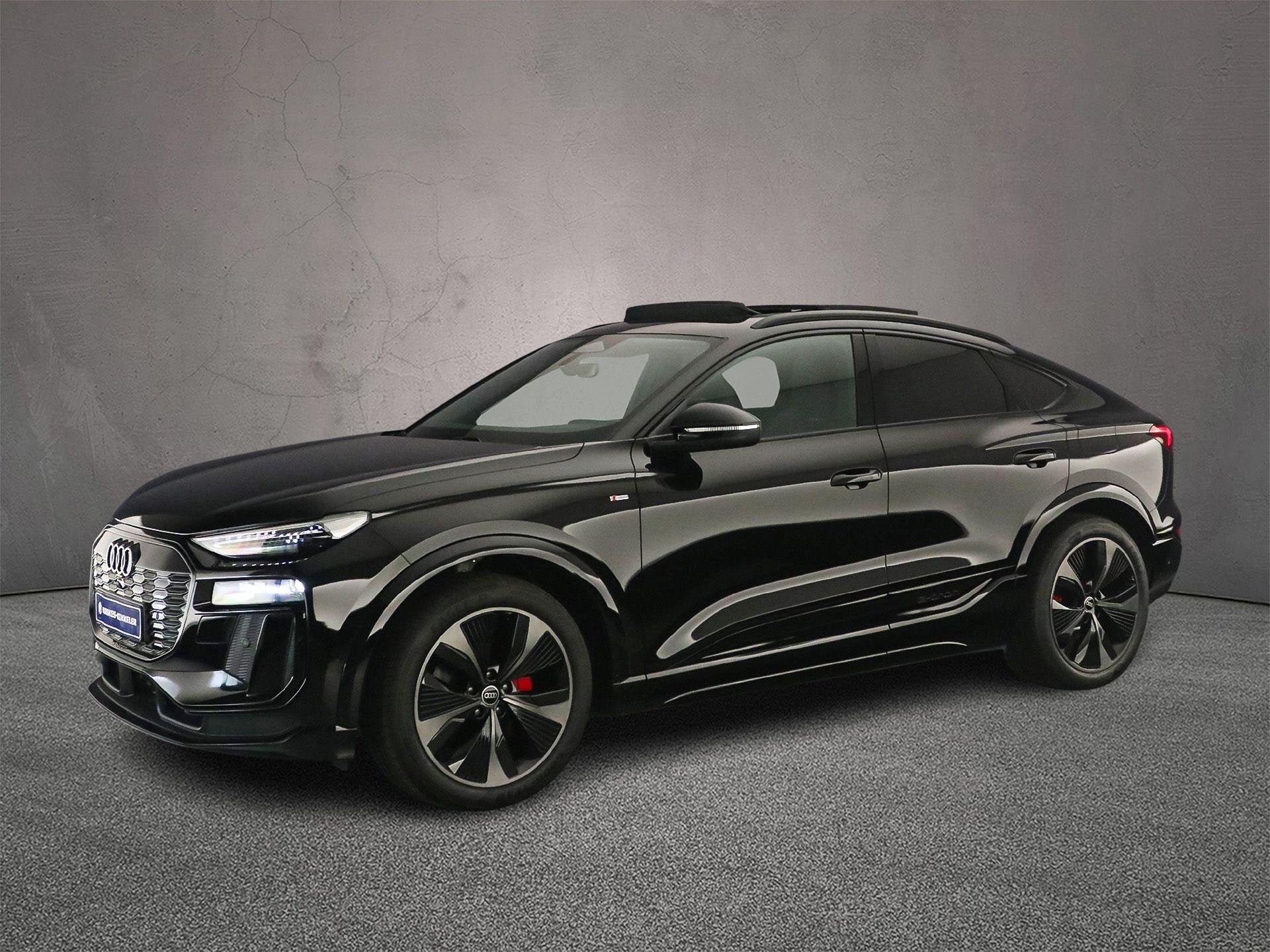 Audi Q6 Sportback e-tron S edition performance 100 kWh | Tre, Gebruikt, 100 kWh, 2000 kg, Zwart