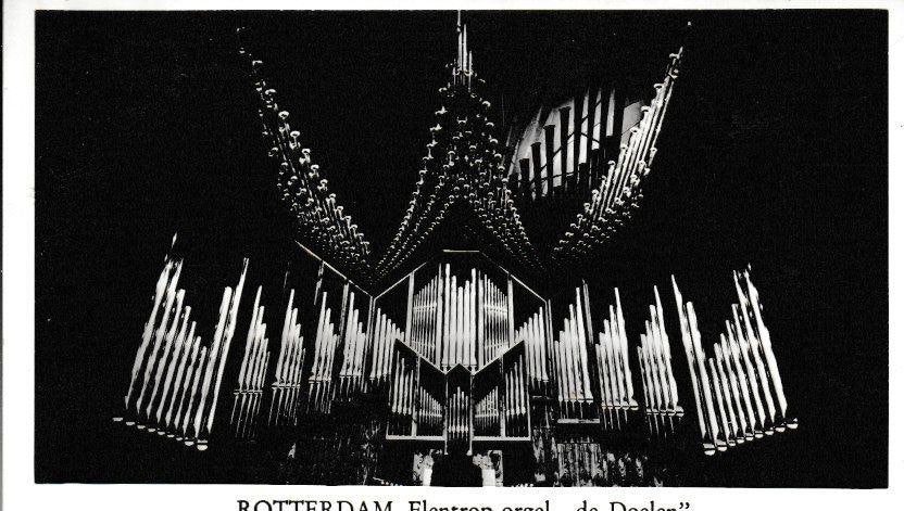 ROTTERDAM - FLENTROP-ORGEL "de DOELEN", Ophalen of Verzenden, 1940 tot 1960, Gelopen, Zuid-Holland