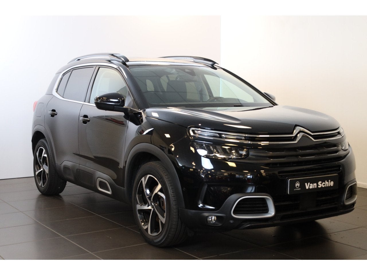 Citroën C5 Aircross PT 130 Feel Leer | Trekhaak | Stoelverw, Auto's, Voorwielaandrijving, 1350 kg, Gebruikt, 1199 cc
