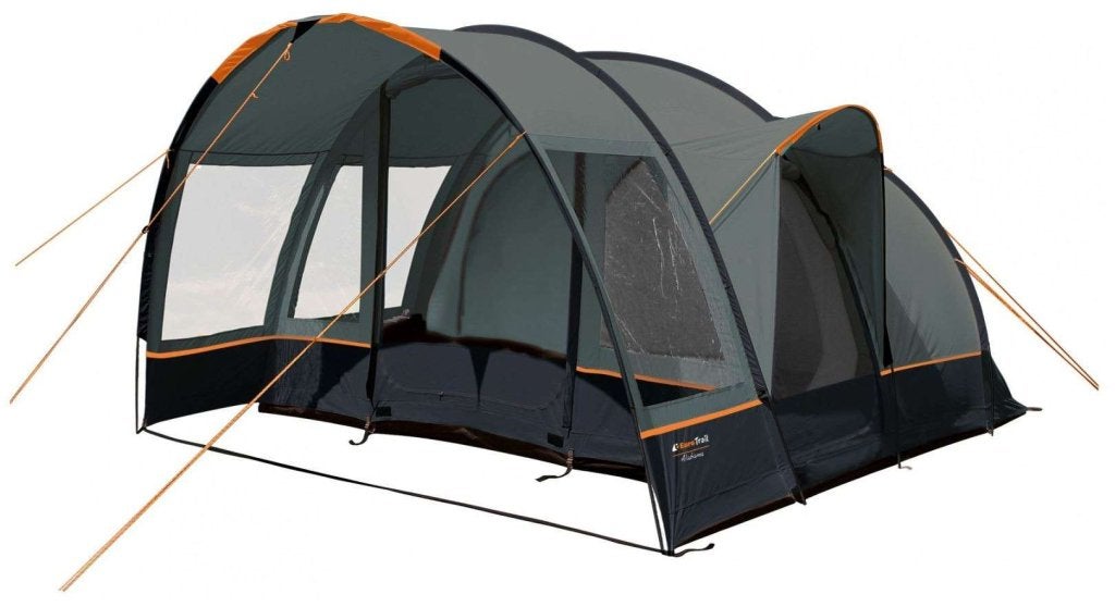 Eurotrail Alabama Polyester 4 persoons familietent Demo, Ondernemingsweg 10 Mijdrecht, Info@eurotrail.com, Eurotrail, Ophalen of Verzenden