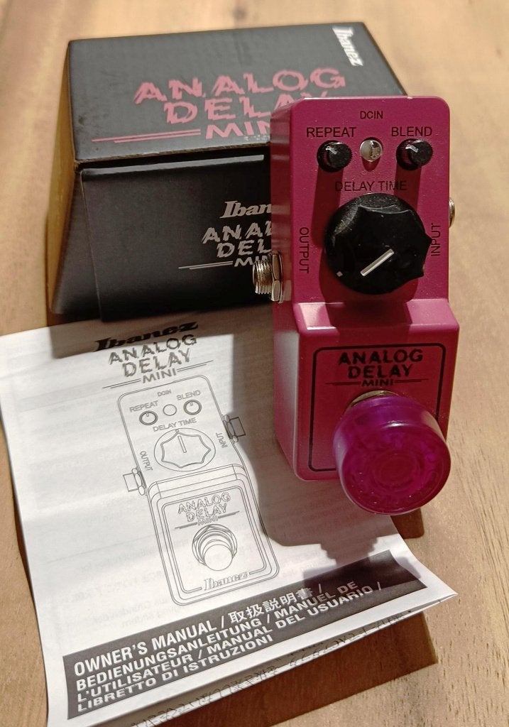 Ibanez Analog Delay Mini Echo effect pedaal true bypass, Muziek en Instrumenten, Ophalen, Zo goed als nieuw, Delay of Echo