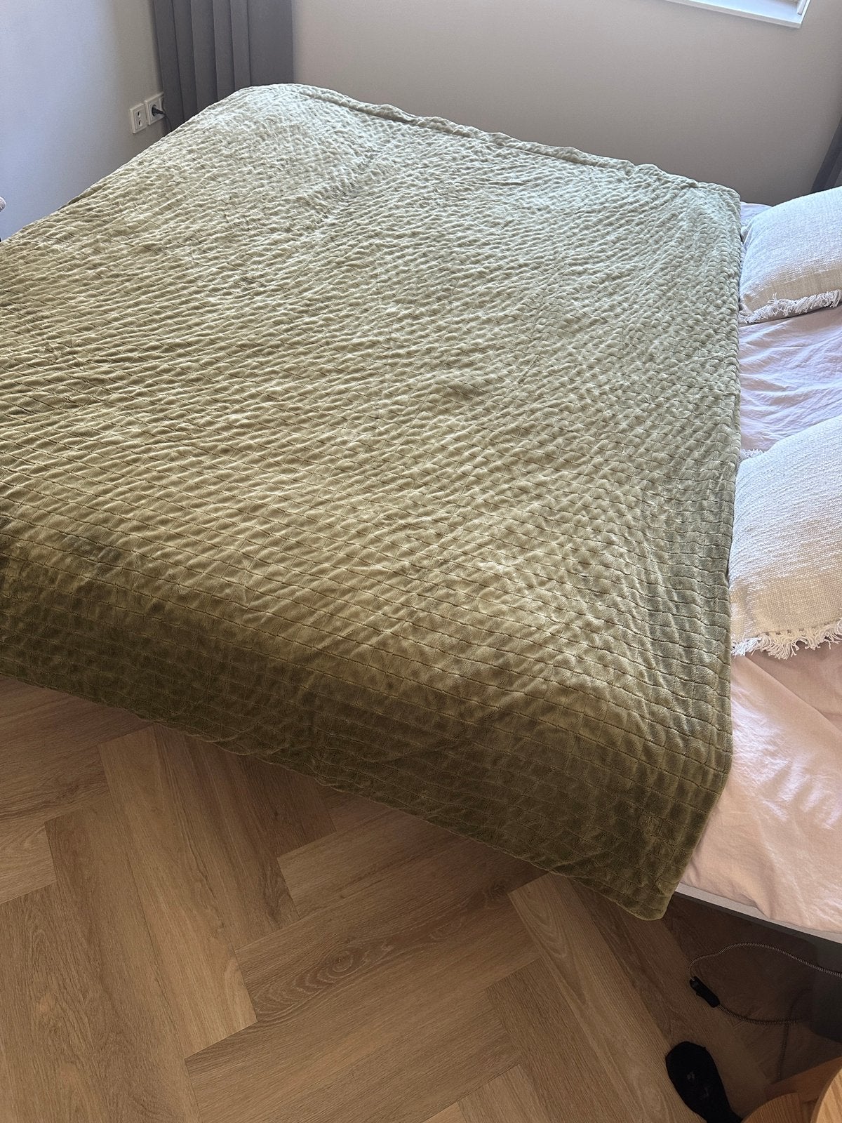Zwaartedeken van Gravity Blankets 150x220, nieuw prijs: €269, Ophalen, Eenpersoons, Groen, Deken of Dekbed