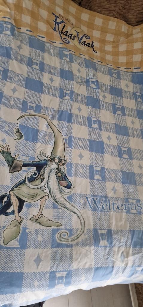 Efteling Klaas Vaak 1-persoons dekbedovertrek, Gebruikt, Dekbedovertrek, Ophalen of Verzenden, Jongetje of Meisje