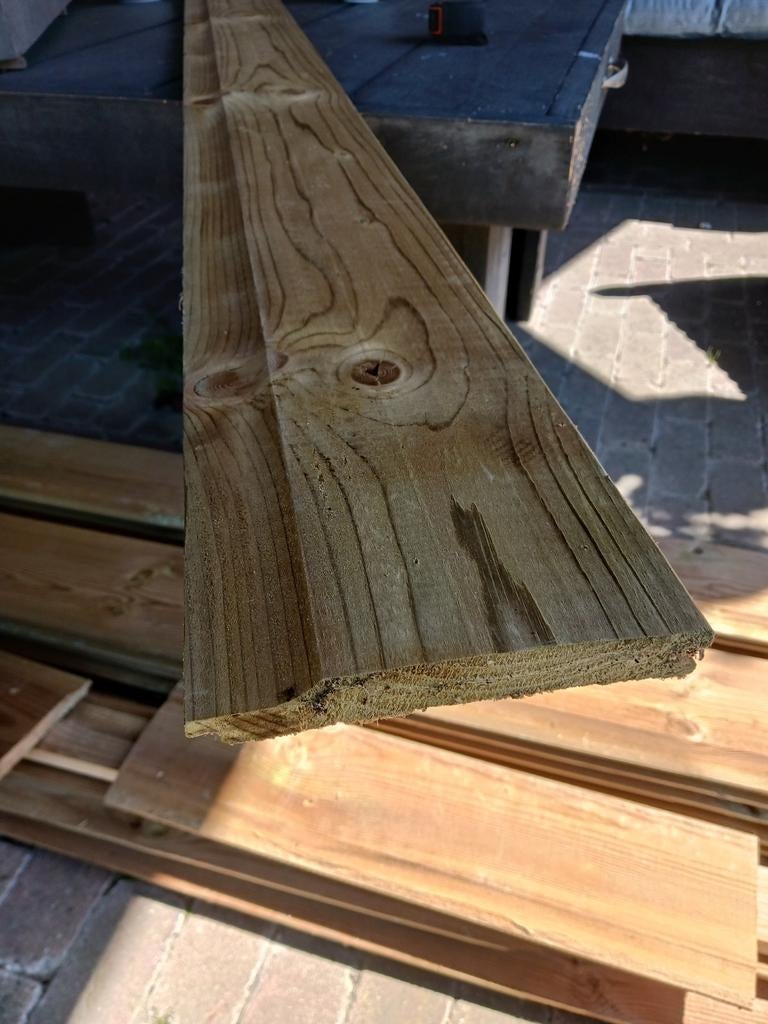 Geïmpregneerd rabbat  10 planken van 278 cm, Ophalen, 250 cm of meer, Planken