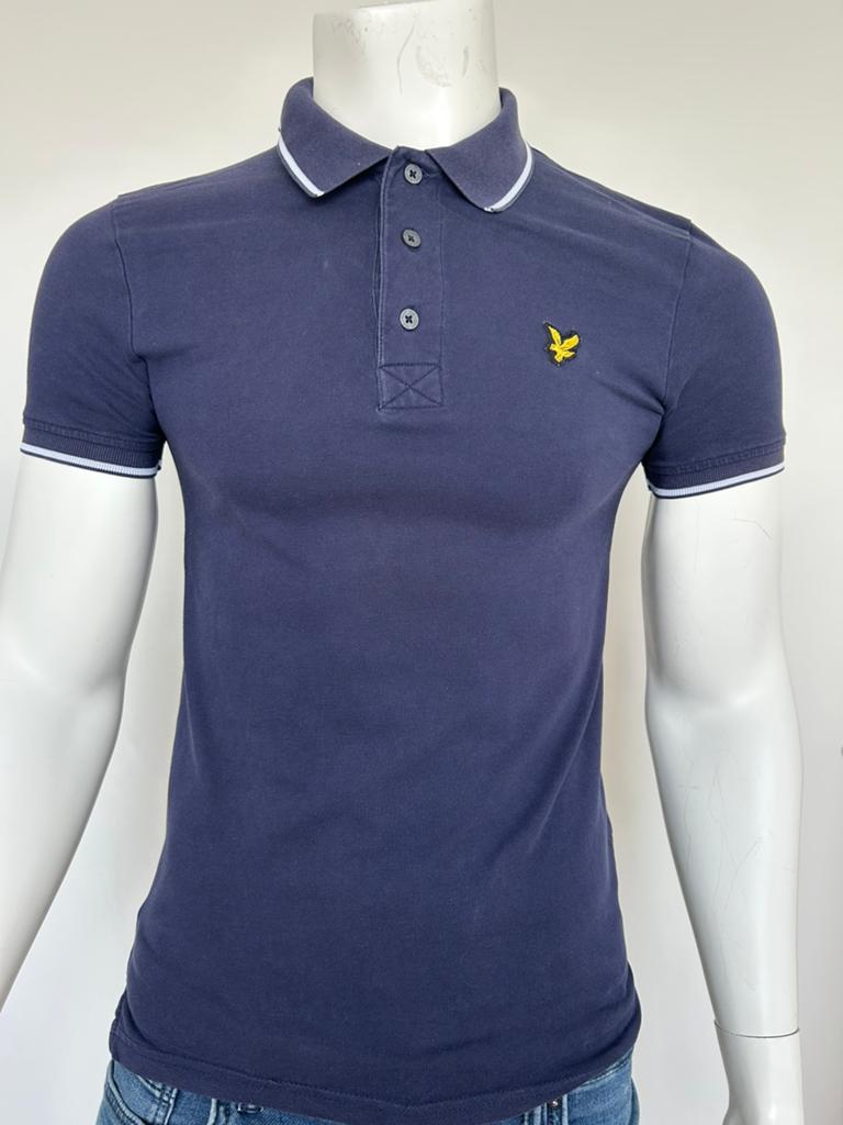 Lyle & Scott polo maat XS, Ophalen of Verzenden, Zo goed als nieuw, Maat 46 (S) of kleiner, Blauw