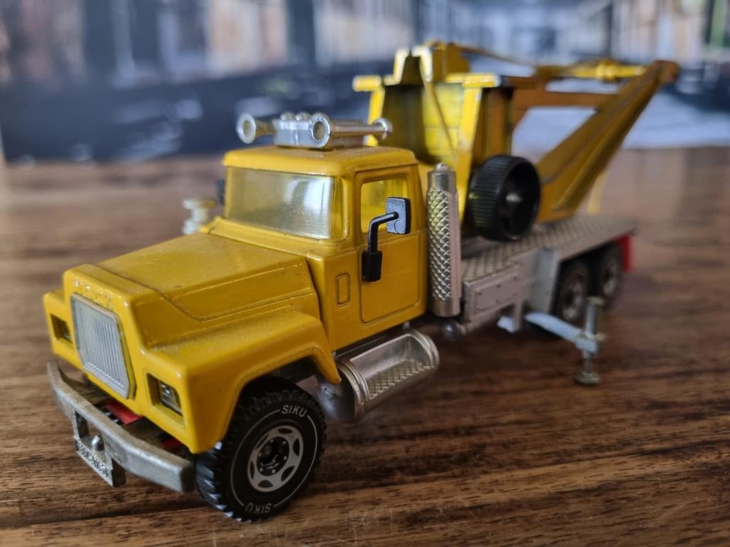 Vintage Siku Mack Takelwagen, Ophalen of Verzenden, Gebruikt, Bus of Vrachtwagen, SIKU
