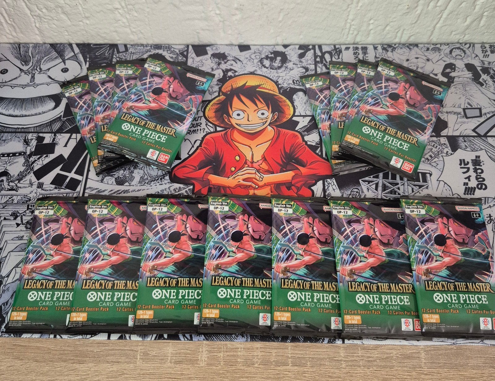 15x TCG OP12 boosterpacks "Legacy of the Master", Hobby en Vrije tijd, Ophalen of Verzenden, Nieuw, Booster, Foil