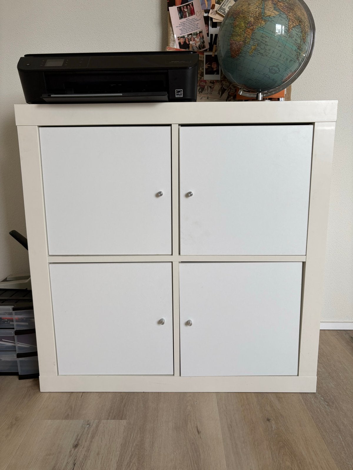 IKEA KALLAX kast met 4 deuren, Ophalen, Gebruikt, 50 tot 100 cm, Minder dan 100 cm