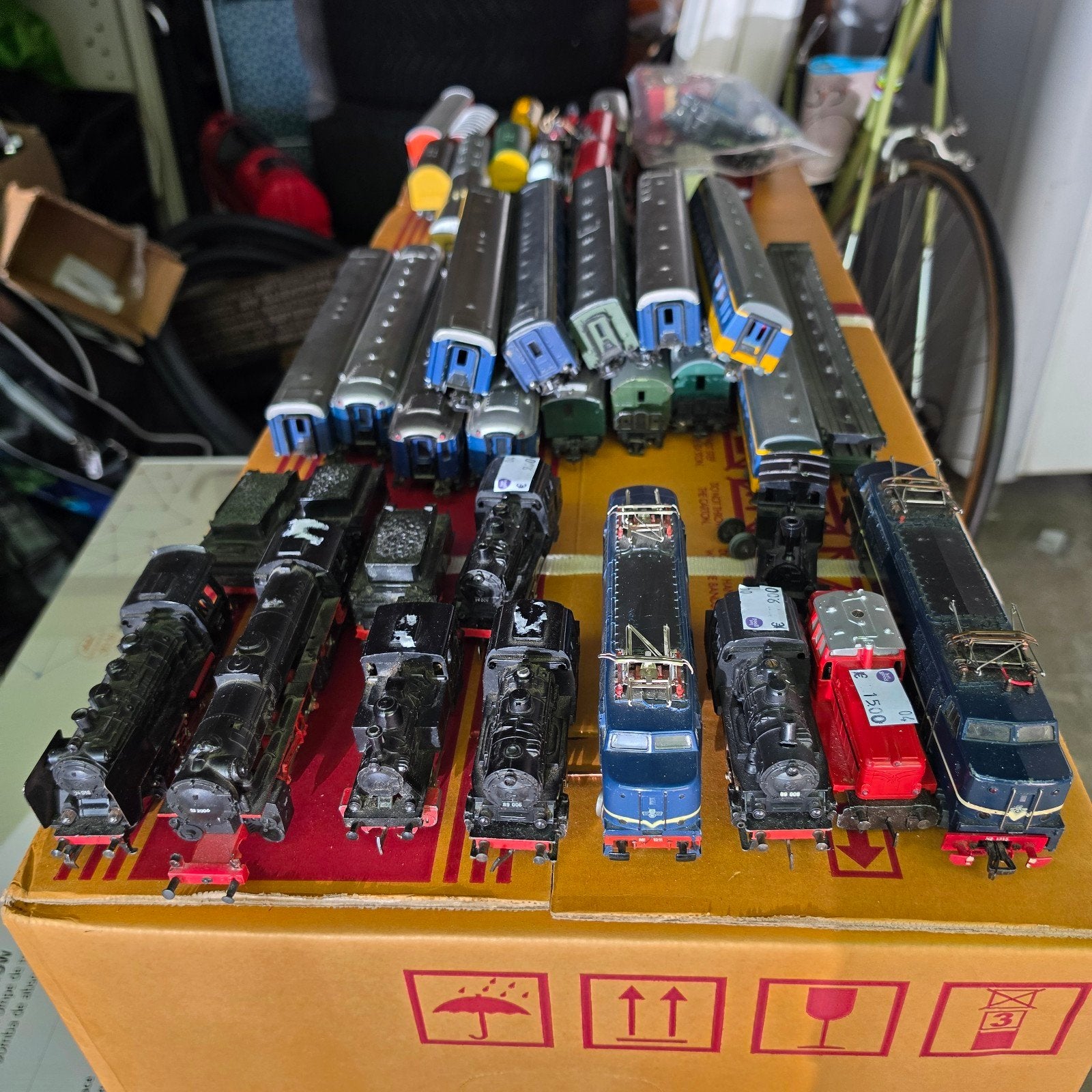 Marklin Fleischmann etc H0 treinen set., Hobby en Vrije tijd, Modeltreinen | H0, Ophalen of Verzenden, Gebruikt, Wisselstroom