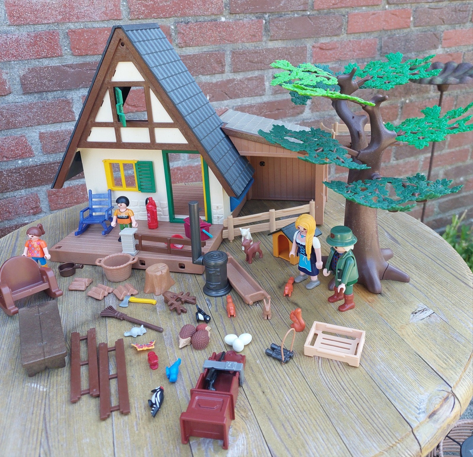 Playmobil boswachtershuis met boomhut, Ophalen, Gebruikt