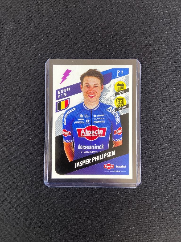 Jasper Philipsen Panini Tour de France 2023 Sticker Alpecin, Verzenden, Zo goed als nieuw, Overige sporten, Poster, Plaatje of Sticker