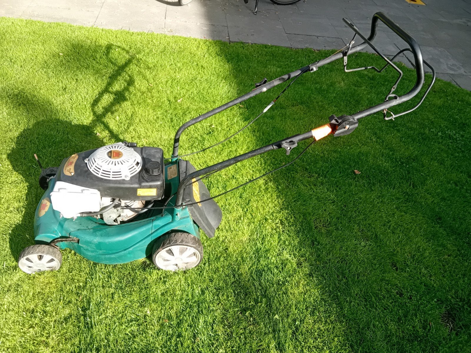 Topcraft grasmaaier, goedwerkend, Tuin en Terras, Ophalen, Cirkelmaaier, Gebruikt, Topcraft