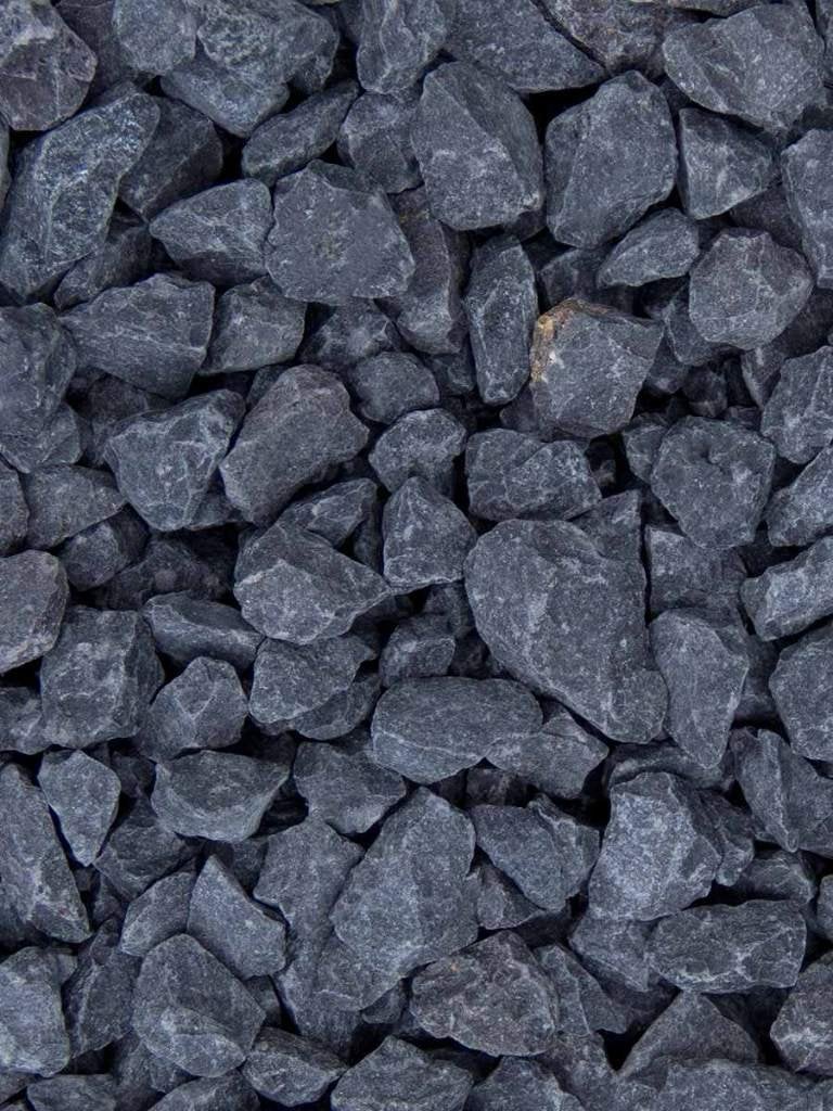 Basalt split zwart 16 - 22 mm, Ophalen, Nieuw, Antraciet, Split