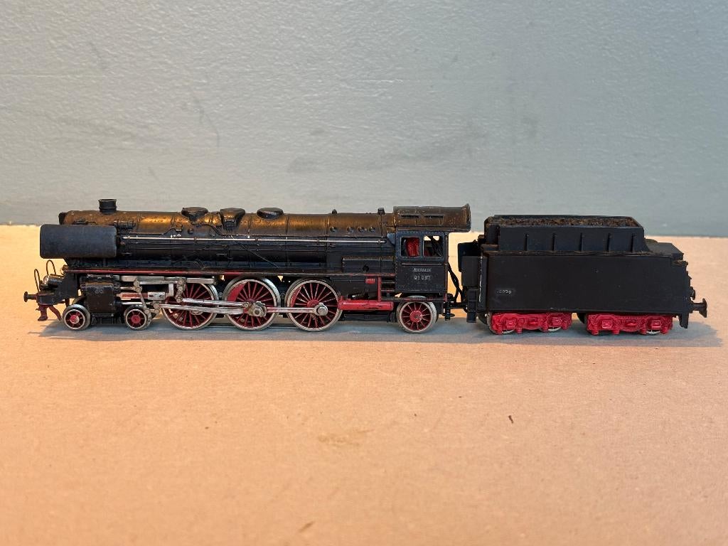 Märklin 3026 (F 800) stoomloc BR01 met telexkoppeling, Wisselstroom, Gebruikt, Locomotief, Ophalen of Verzenden