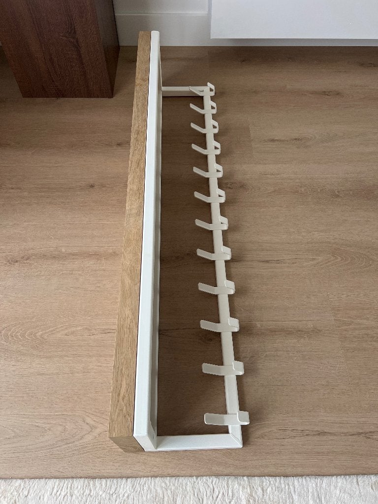 Kapstok Wood and Work Industrieel Eiken 120cm, Huis en Inrichting, Woonaccessoires | Kapstokken, Zo goed als nieuw, Wandkapstok