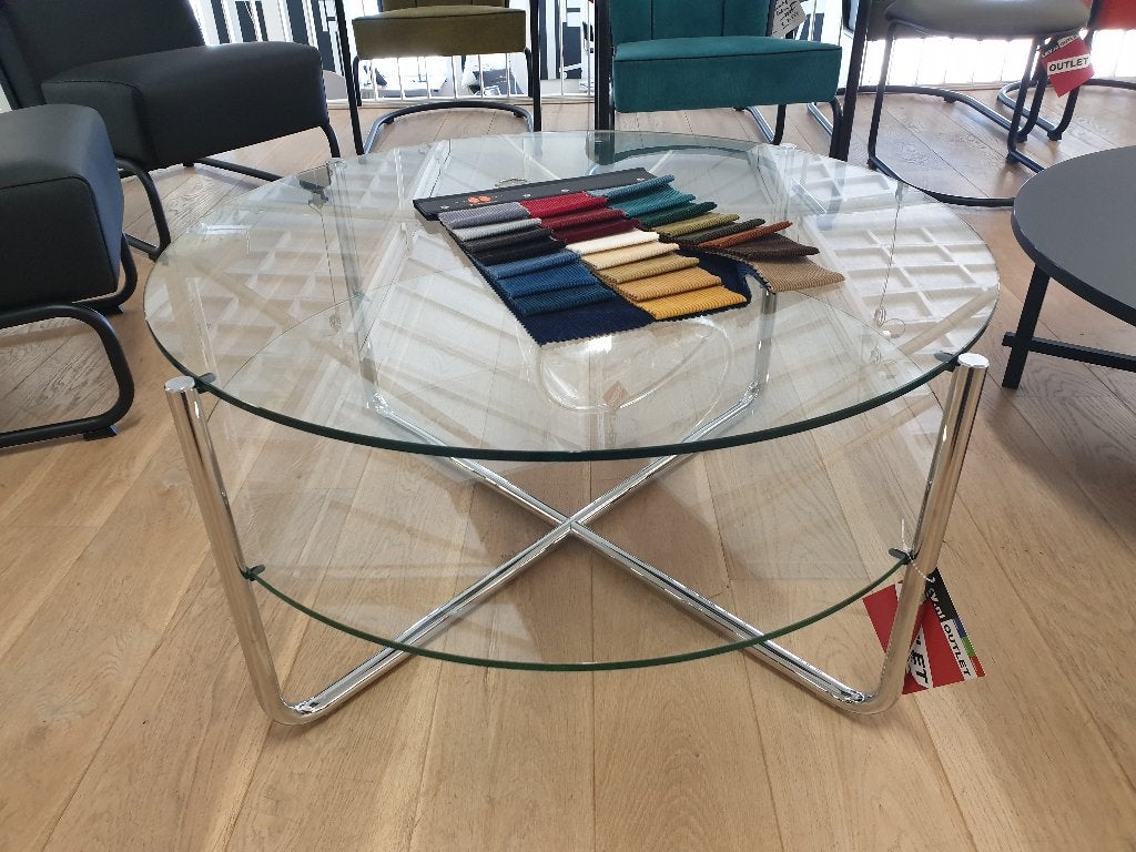 Gispen Today Salontafels GT531 -  GT427 - GT417 XL, Rond, Retro Gispen, 75 cm of meer, Ophalen