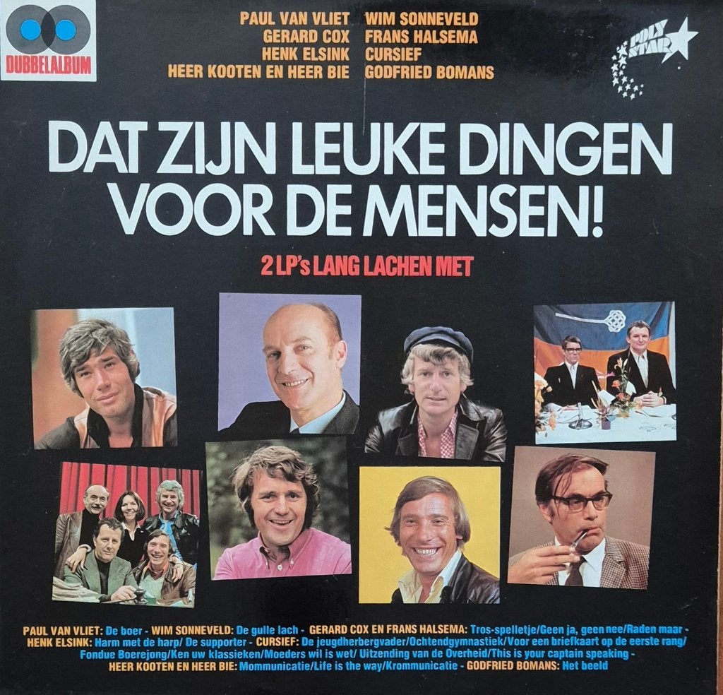 Dat Zijn Leuke Dingen Voor De Mensen! - Dubbelalbum  #l282#, Gebruikt, Cabaret of Kleinkunst, Ophalen of Verzenden, Dubbel-LP