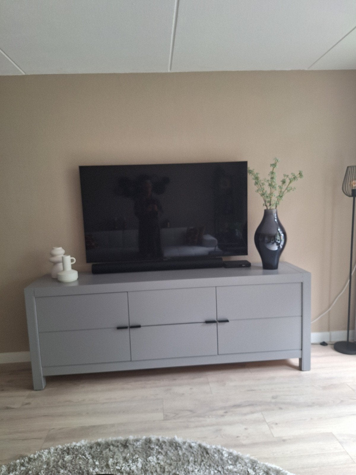 massief eiken dressoir, Ophalen, Gebruikt, 200 cm of meer, Minder dan 100 cm