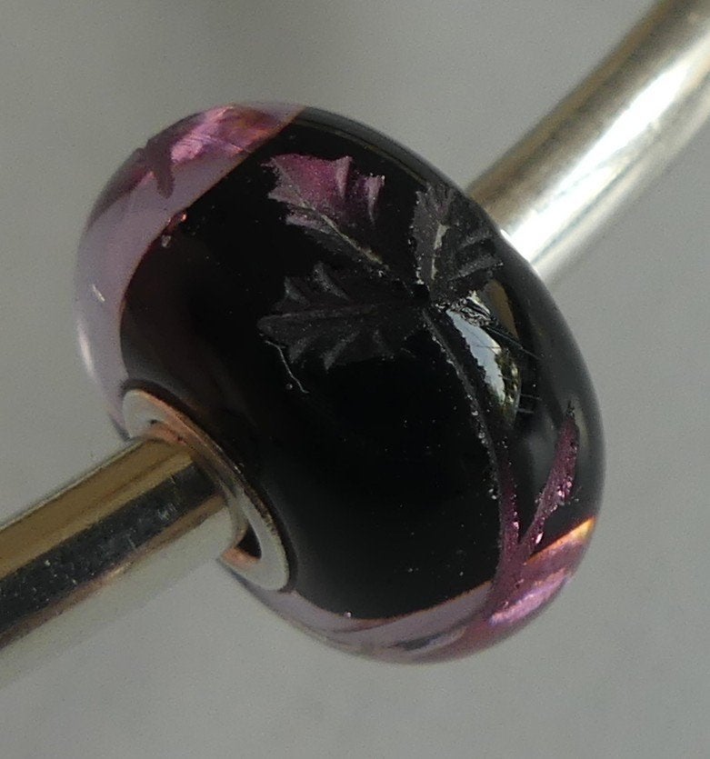 Trollbeads GEGRAVEERDE FUCHSIA, Gebruikt, -, Verzenden, -