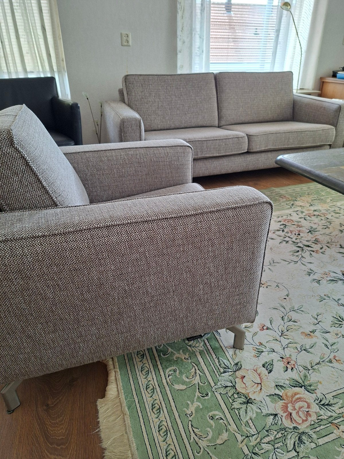 Geweldige & Comfortabele 2,5-zits bank en fauteuile, Ophalen, Modern en comfortabel, 150 tot 200 cm, Tweepersoons