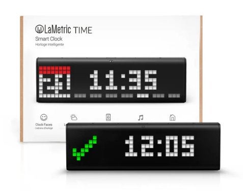 LaMetric Time Slimme Klok & Pixel Display, Ophalen of Verzenden, Zo goed als nieuw