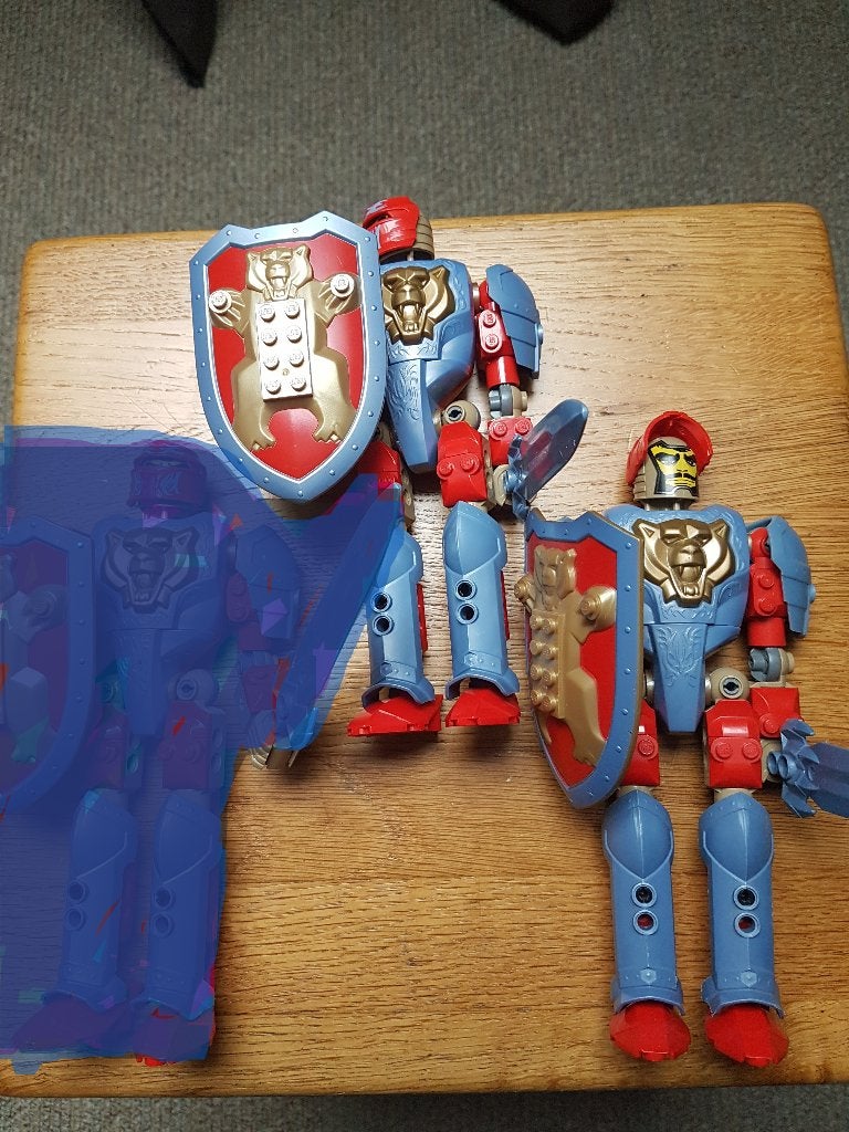 lego knights kingdom sir santis 8794-1, 6 stuks, Lego, Ophalen of Verzenden, Zo goed als nieuw, Complete set