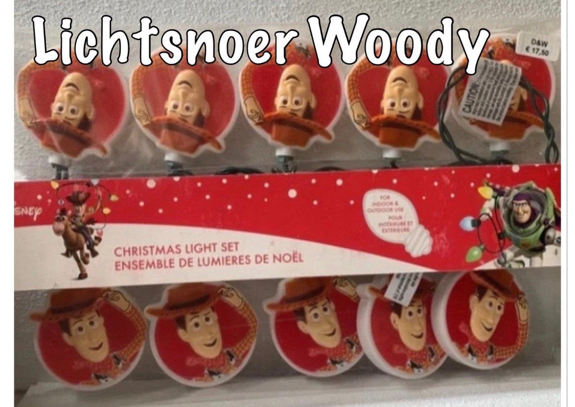 Toy story lichtsnoer Woody, Ophalen of Verzenden, Nieuw