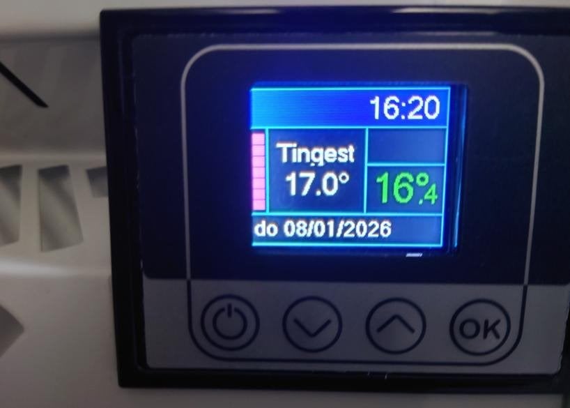 ELDOM Convectorkachel 1000 W – IP24, badkamer geschikt, Ophalen, 30 tot 80 cm, Gebruikt, Kachel