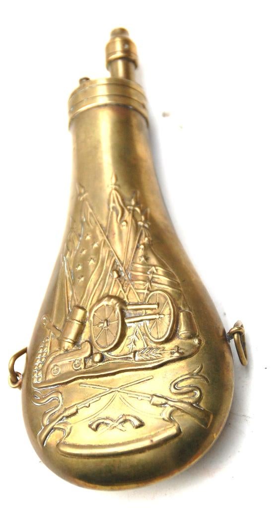 kruidhoorn Geel koper, Ophalen of Verzenden, Landmacht, Nederland, Embleem of Badge