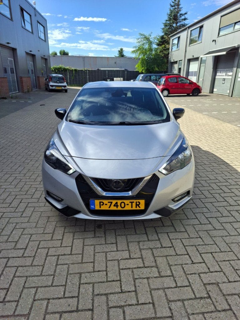 Nissan Micra 1.0 Ig-t 92pk 2022 Grijs, Voorwielaandrijving, Stof, 40 €/maand, Handgeschakeld