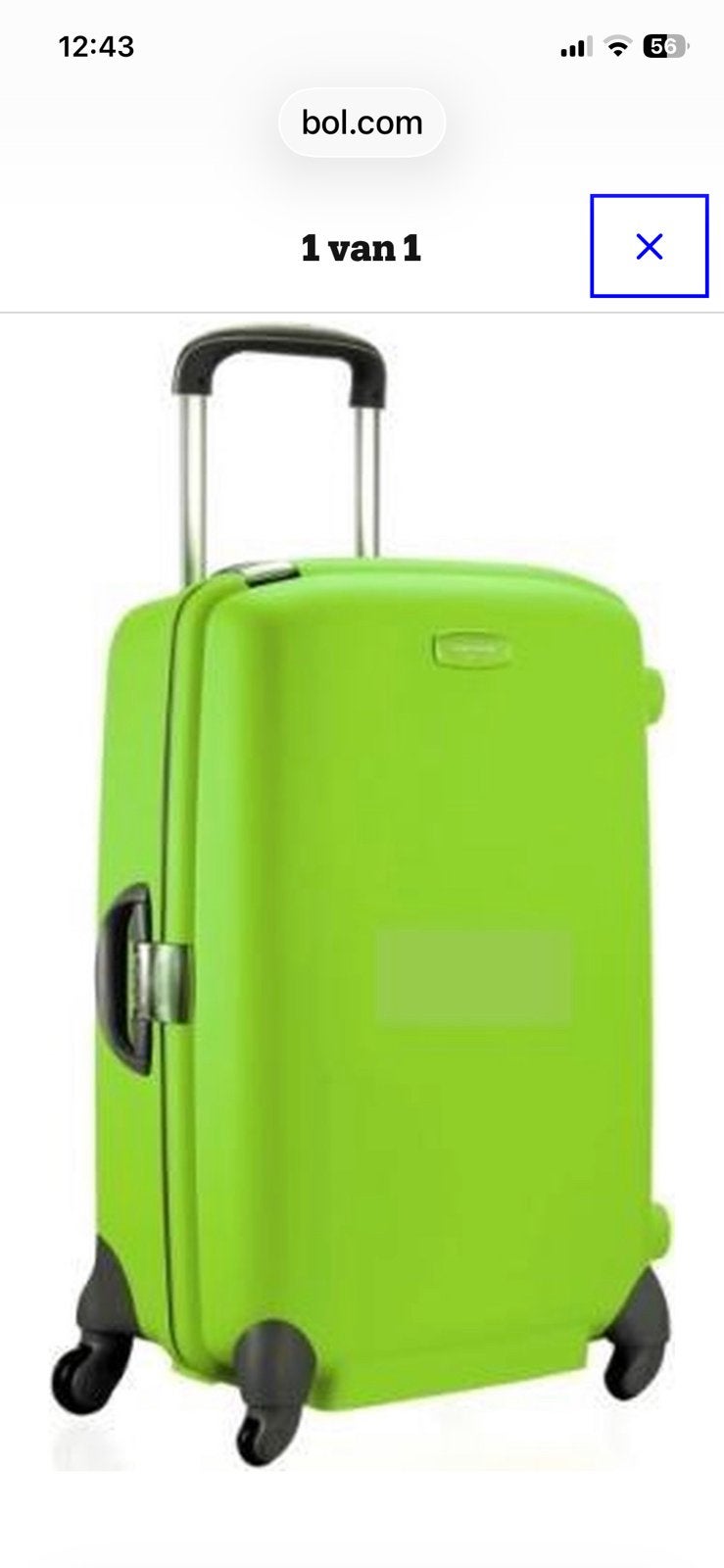 Samsonite koffer, Ophalen, Zo goed als nieuw, Hard kunststof, 70 cm of meer