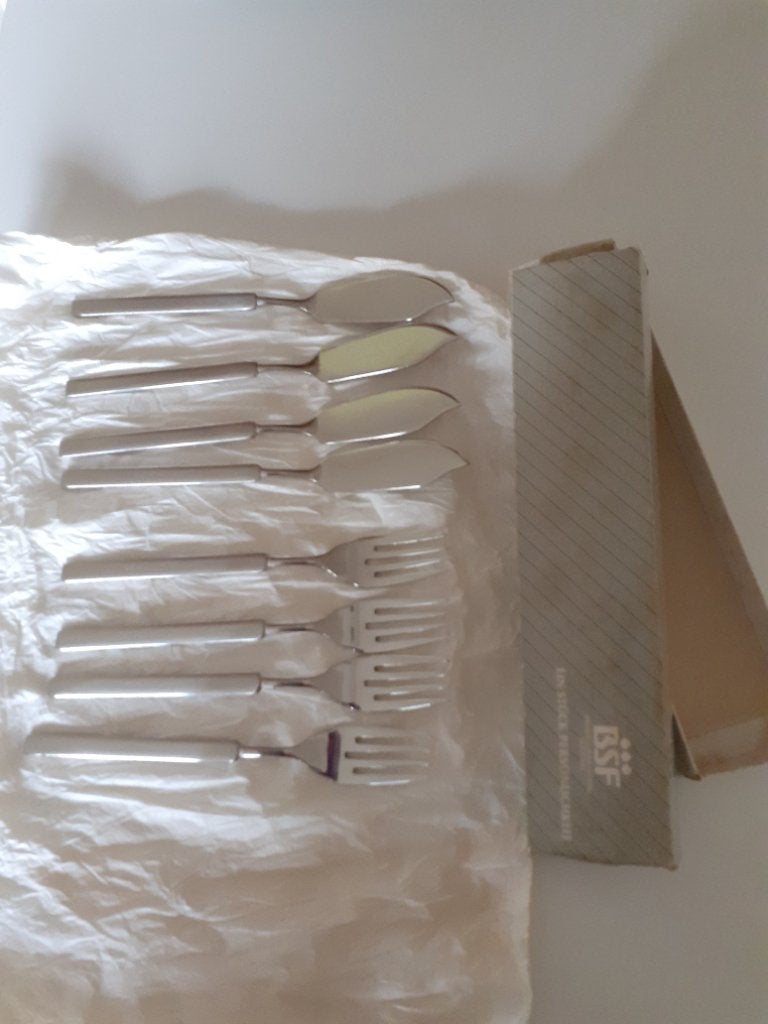 Visbestek voor 4 personen, Keltum, Bestekset, Ophalen of Verzenden, Zo goed als nieuw