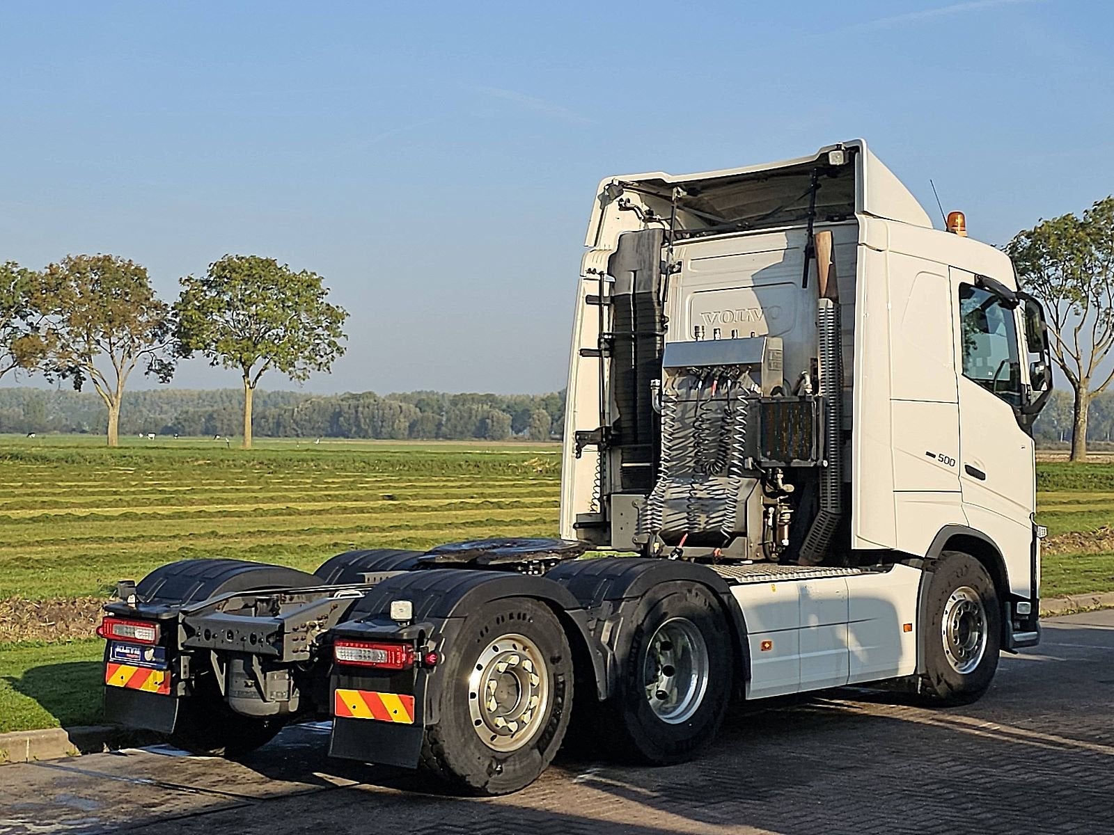 VOLVO FH 500 6x2 steered pto+hydr, Auto's, Vrachtwagens, Automaat, Euro 6, 510 pk, Wit