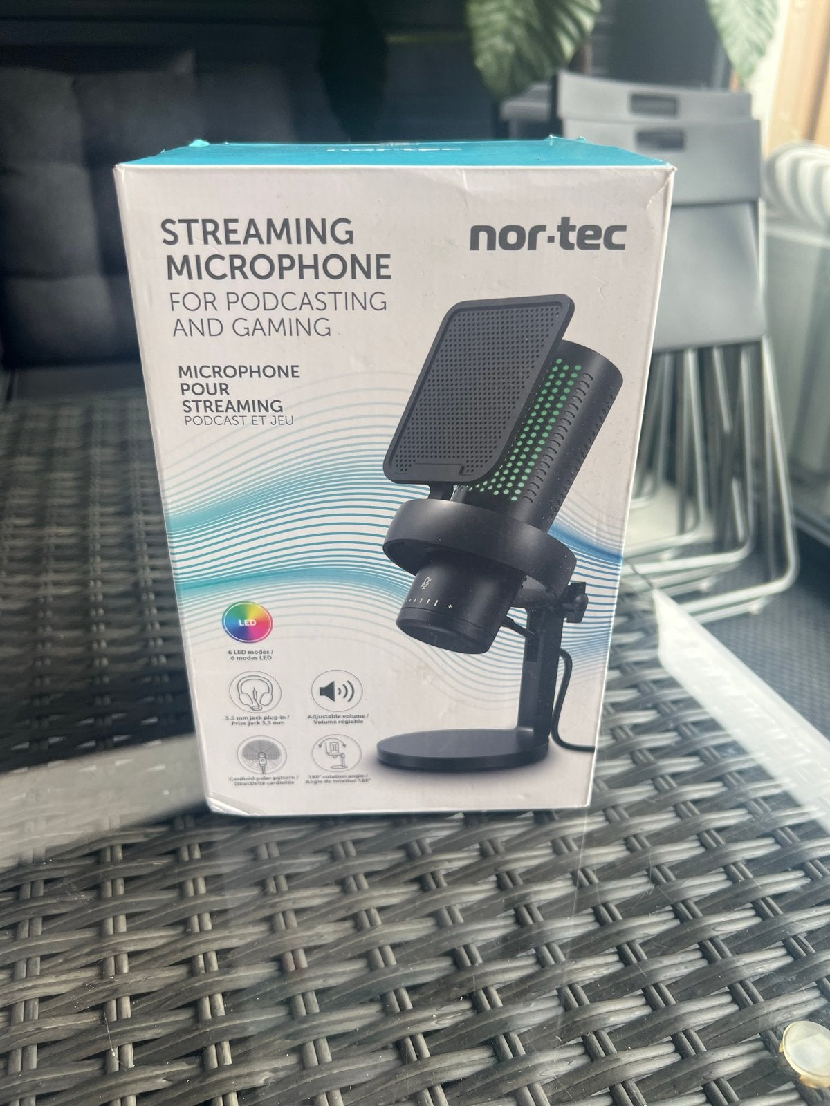 Nor-Tec Streaming Microfoon voor Podcasting en Gaming, Ophalen of Verzenden, Nieuw, Studiomicrofoon