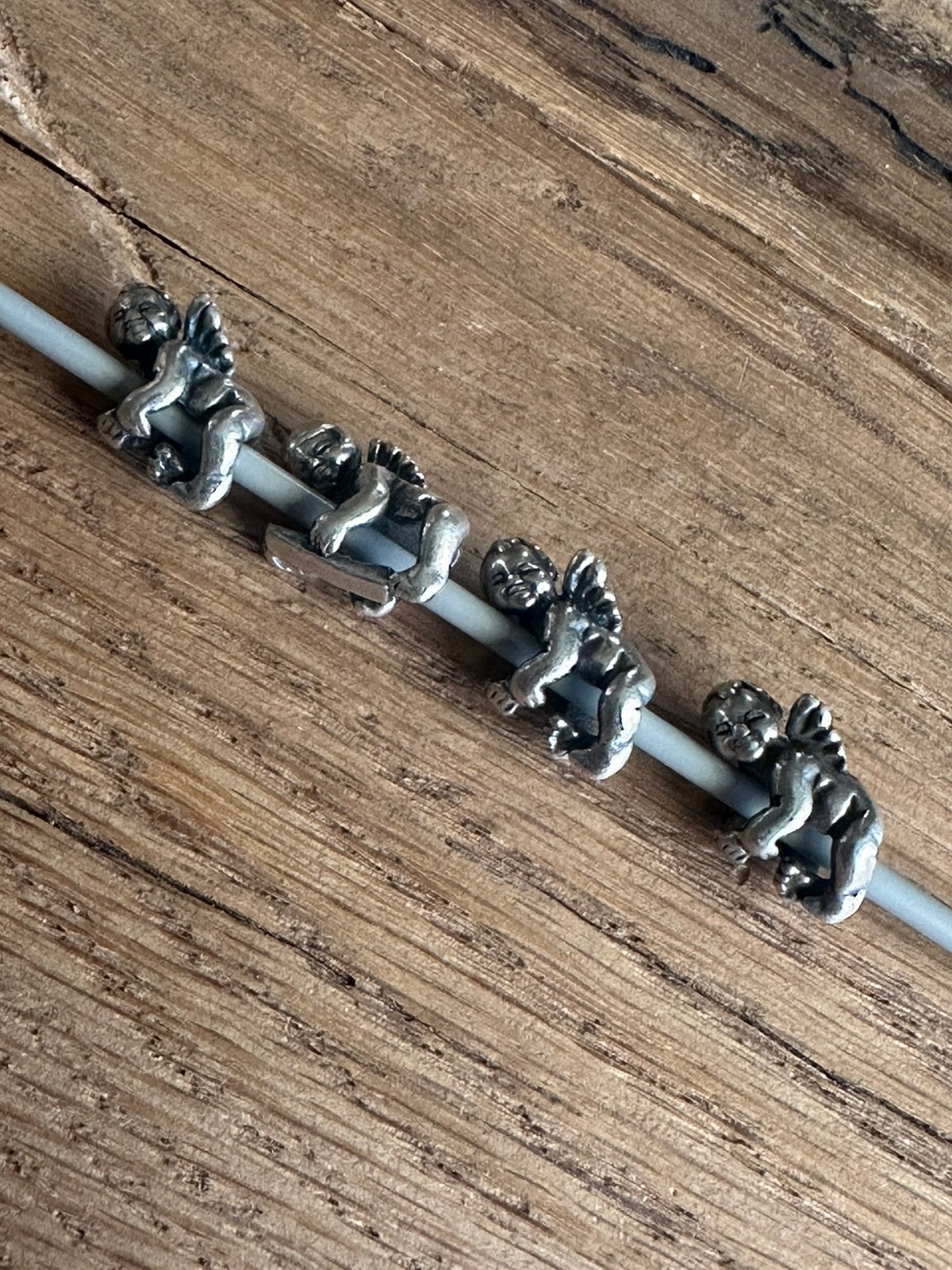 Cherubijn van trollbeads, Ophalen of Verzenden, Zo goed als nieuw, Zilver, Trollbeads