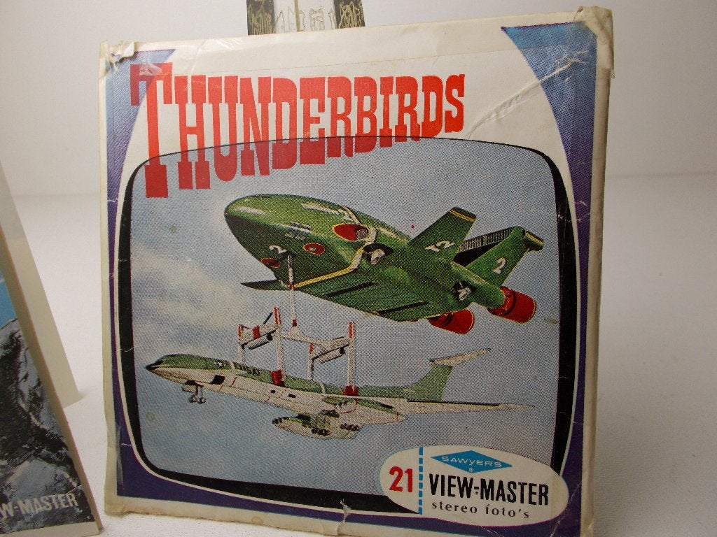 1966 VIEWMASTER  THE THUNDERBIRDS. 3 Schijfjes! + NL BOEKJE!, Verzamelen, Retro, Ophalen of Verzenden, Overige typen