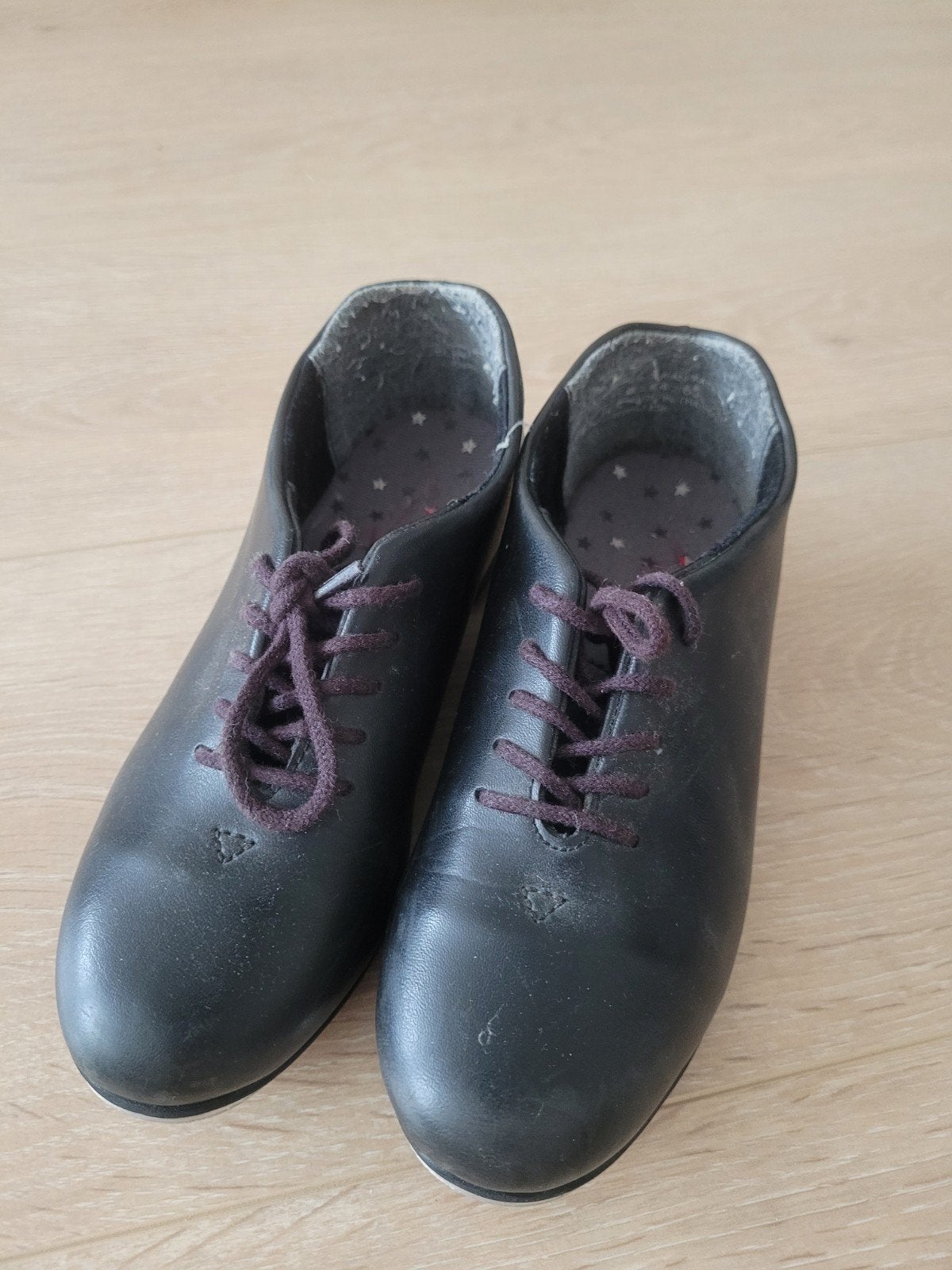 Kinder Zwarte Tapdansschoenen, maat 32 of 33, Ophalen, Gebruikt, Schoenen